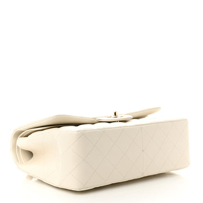 Chanel Caviar Quilted Jumbo Double Flap White 4 of 11