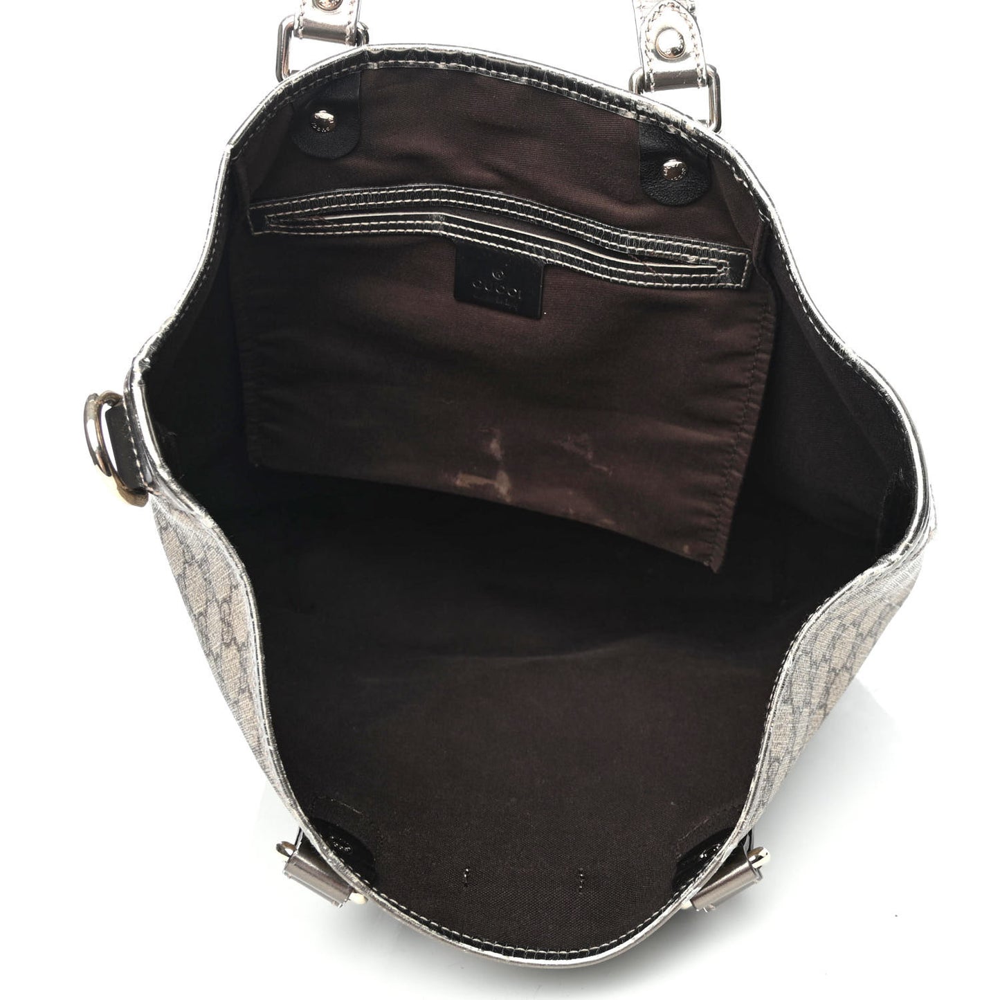 GG Plus Monogram Joy Shopper Tote Gunmetal