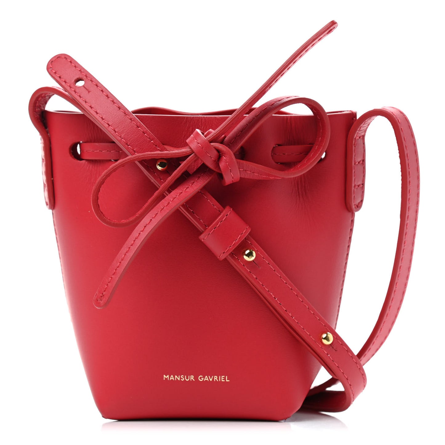 Calfskin Baby Bucket Bag Flamma