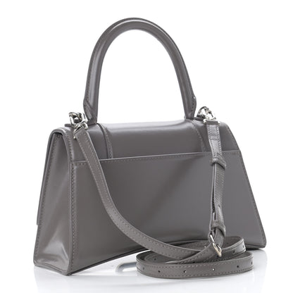 Balenciaga Shiny Box Calfskin Small Hourglass Top Handle Bag Dark Grey 3 of 15
