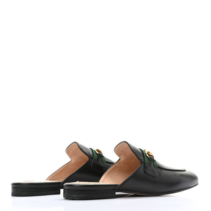 Gucci Malaga Kid Web Womens Princetown Slippers 39.5 Black 4 of 8
