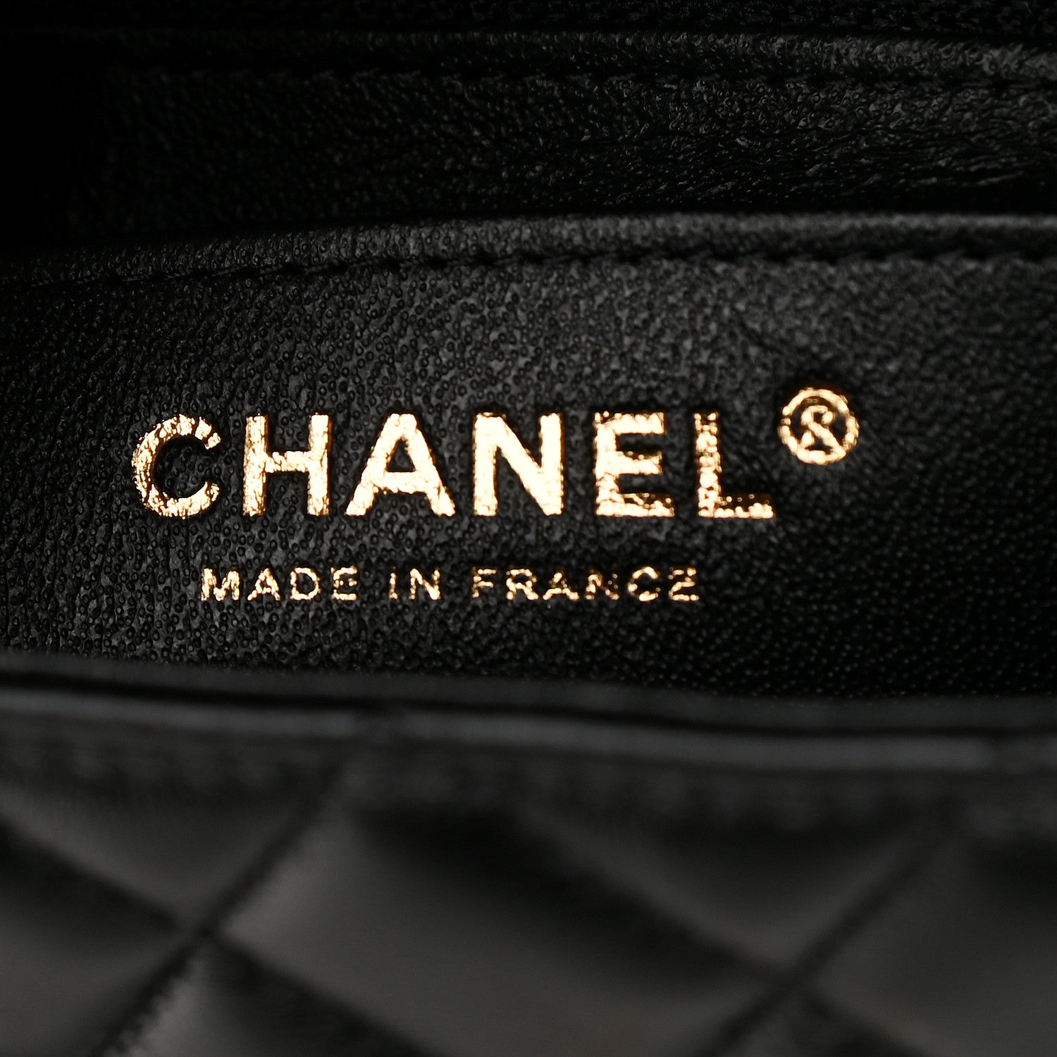 Chanel Lambskin Quilted Mini Rectangular Flap Black 6 of 9