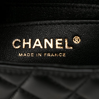 Chanel Lambskin Quilted Mini Rectangular Flap Black 6 of 9