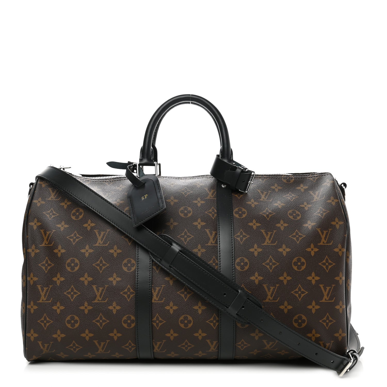 Louis Vuitton Monogram Macassar Keepall Bandouliere 45 1 of 10