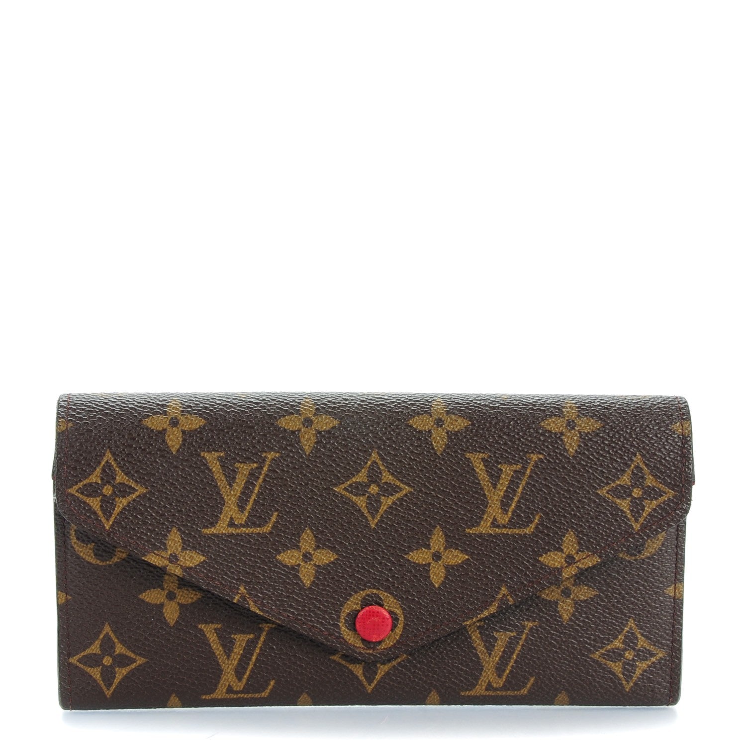 Louis Vuitton Monogram Josephine Wallet Red 1 of 8