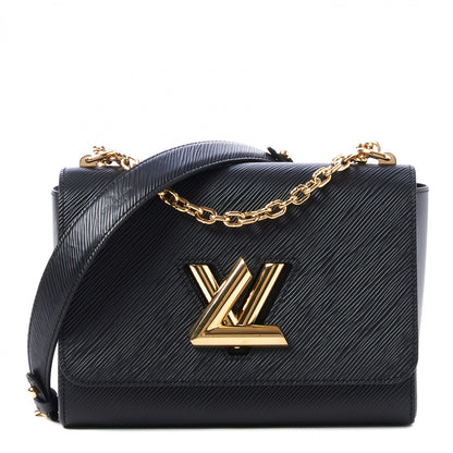 Louis Vuitton Epi Twist Shoulder Bag MM Black 1 of 8