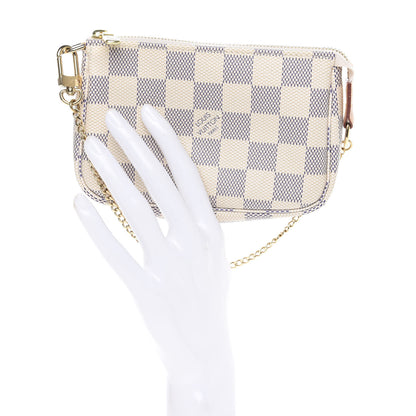 Louis Vuitton Damier Azur Mini Pochette Accessories 2 of 9
