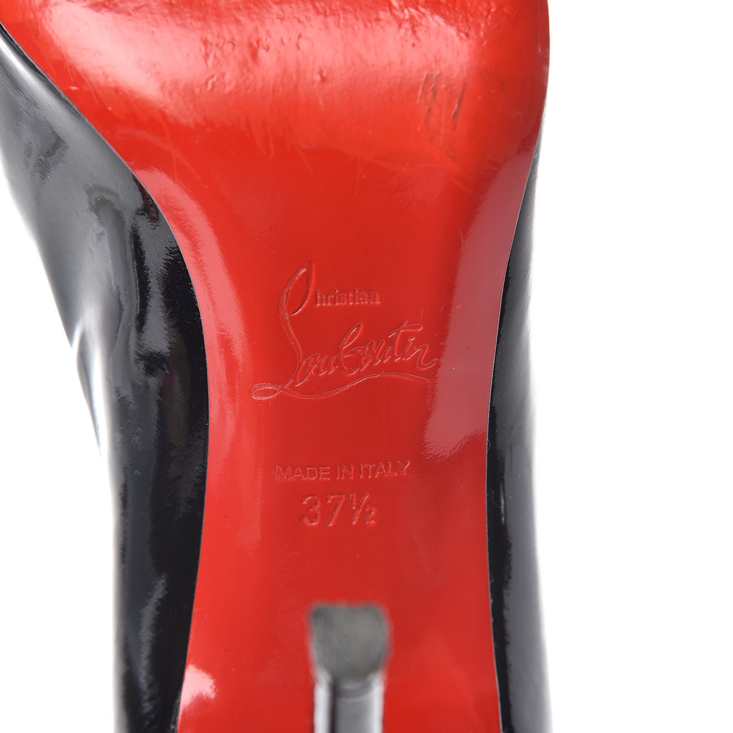 Christian Louboutin Patent Simple 85 Pumps 37.5 Black 7 of 11