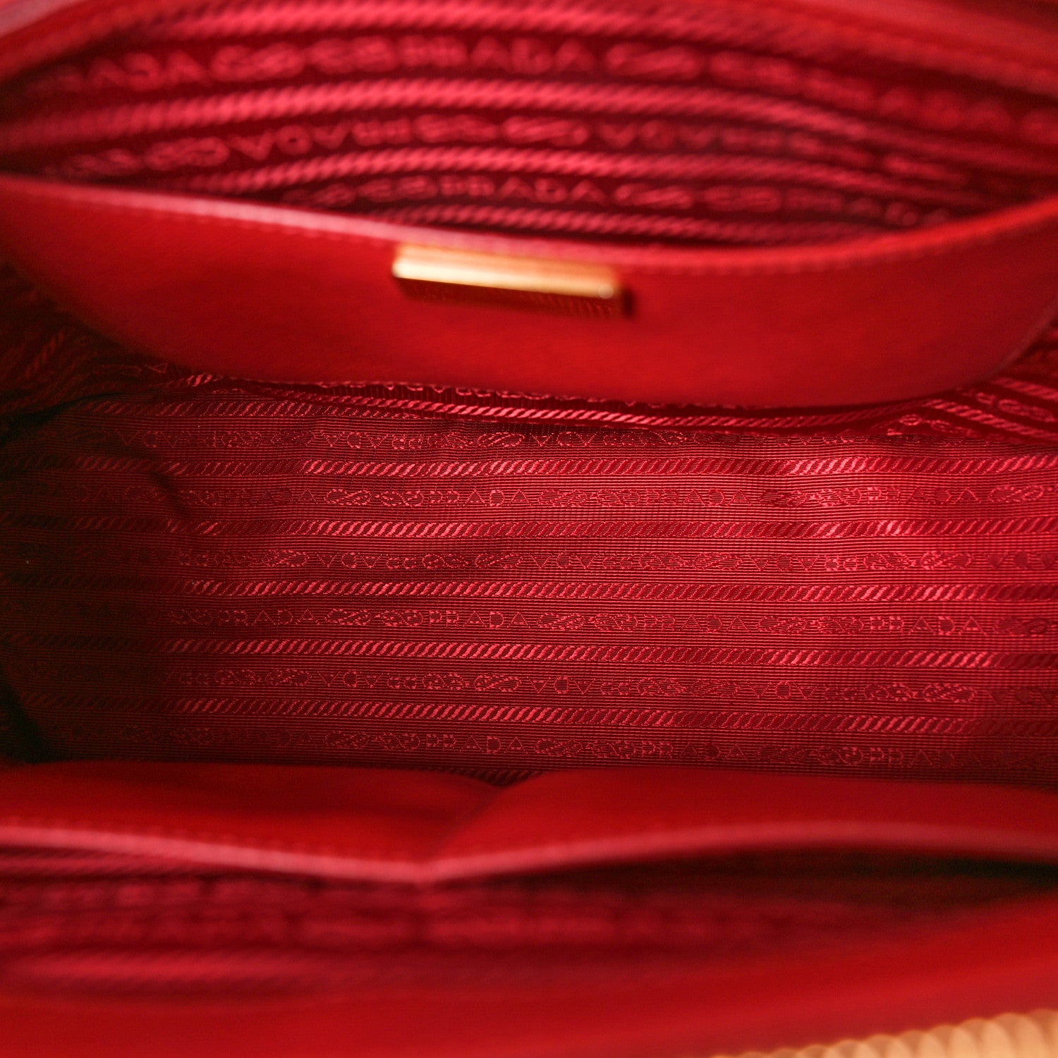 Prada Saffiano Medium Galleria Double Zip Tote Fuoco 5 of 8