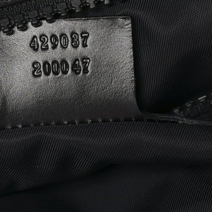 Gucci Techno Canvas GucciGhost Double Buckle Backpack Black New Acquamarine 6 of 8