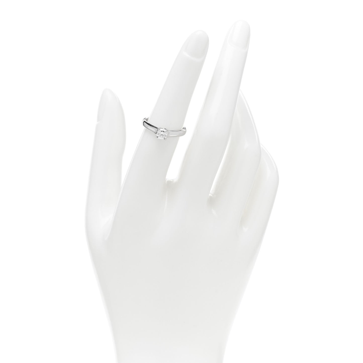 Platinum Diamond .43 Lucida Engagement Ring 52 6
