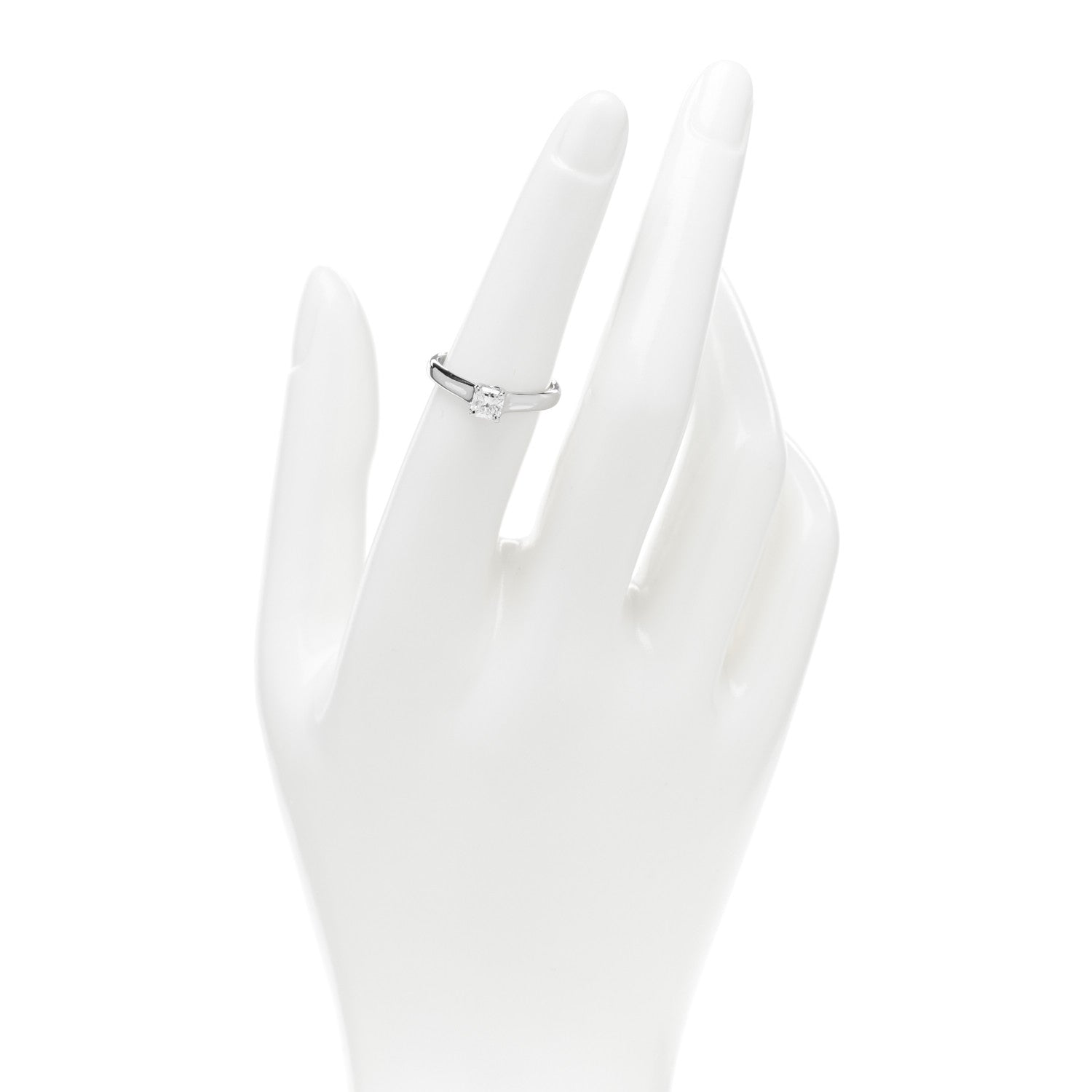 Tiffany Platinum Diamond .43 Lucida Engagement Ring 52 6 2 of 4