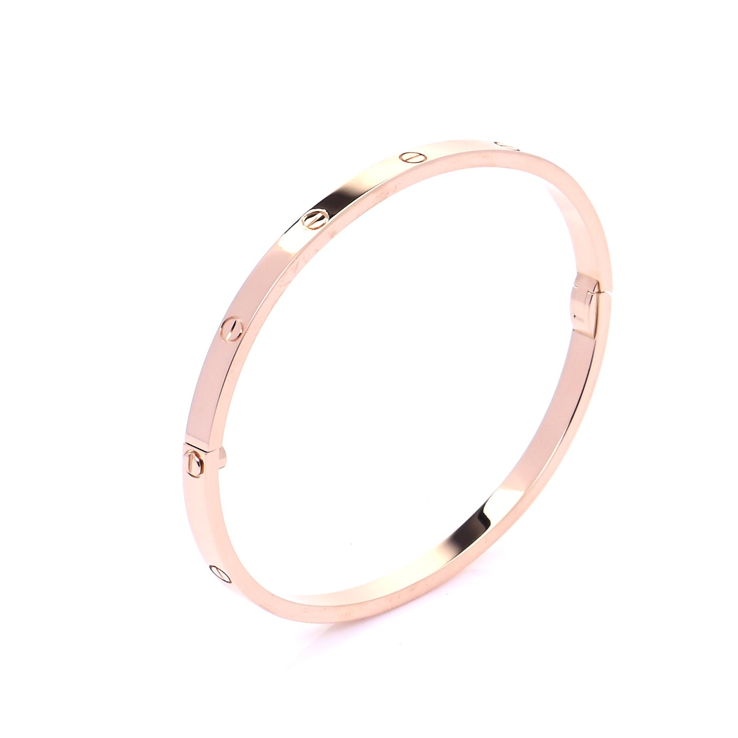 18K Pink Gold Small LOVE Bracelet 17