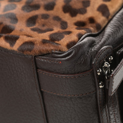 Dolce & Gabbana Calf Hair Leopard Print Miss Easy Way Satchel Naturale 10 of 15