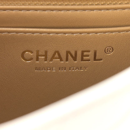 Chanel Lambskin Quilted Mini Pearl Crush Flap White 6 of 9