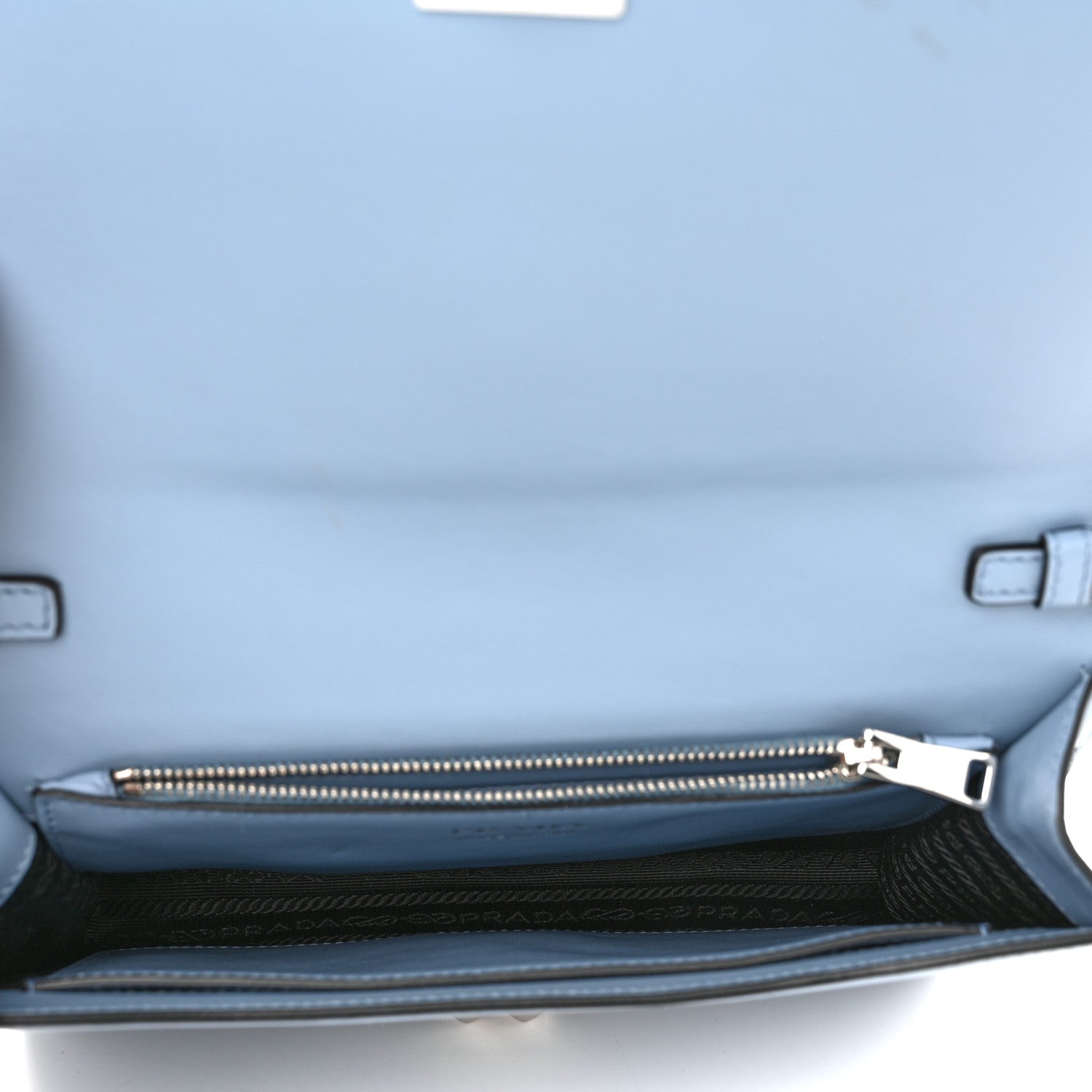 Prada Saffiano City Calfskin Studded Large Elektra Shoulder Bag Astrale Black 5 of 9