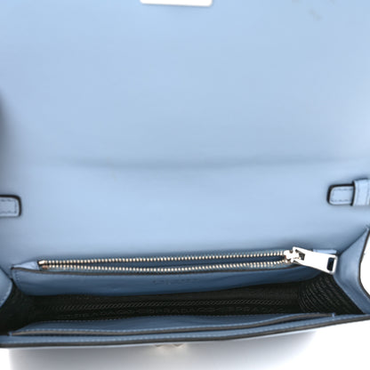 Prada Saffiano City Calfskin Studded Large Elektra Shoulder Bag Astrale Black 5 of 9