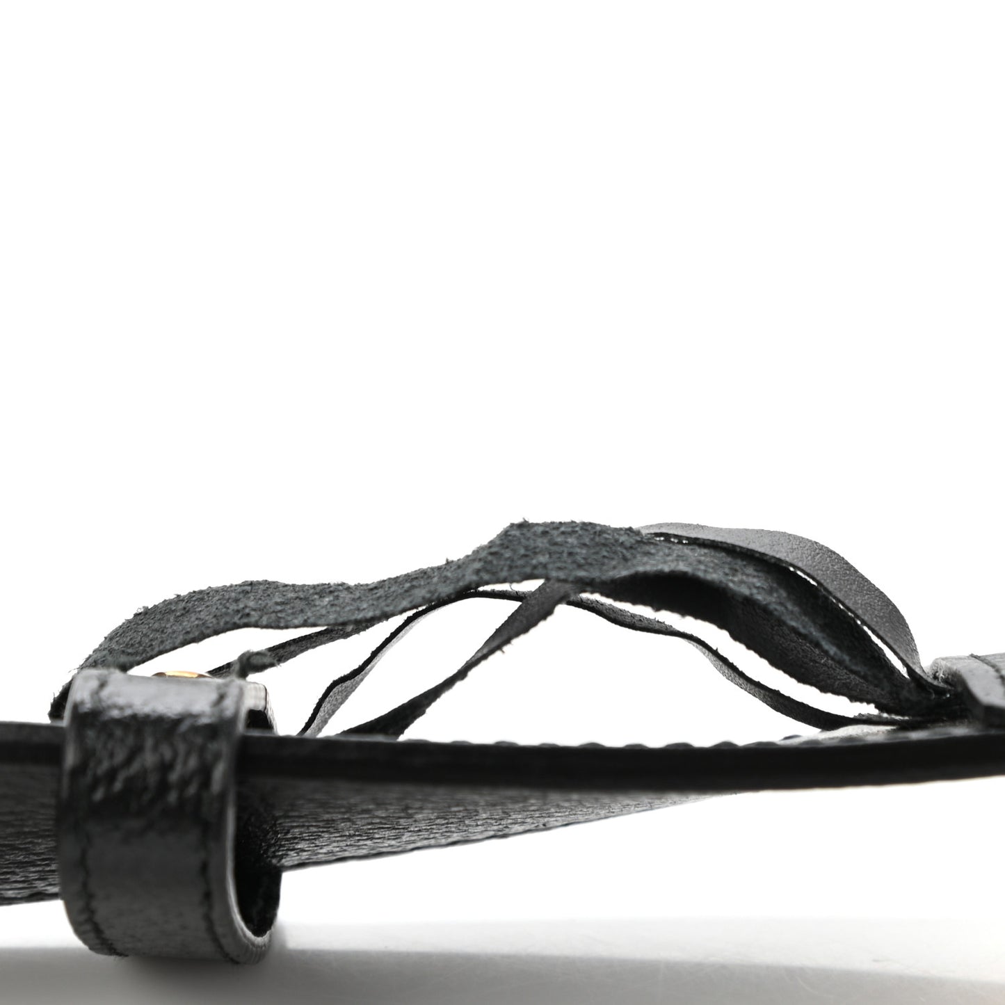 Textured Calfskin Double G 40mm Belt 85 34 Black