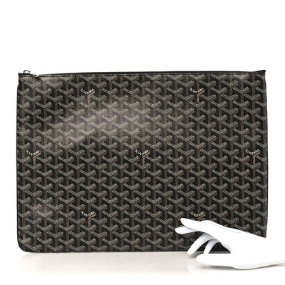 Goyard Goyardine Senat Pochette GM Black 2 of 7