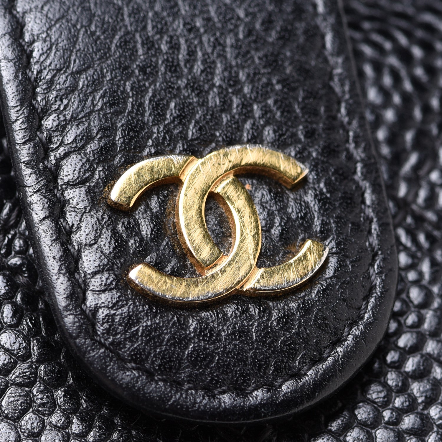 Chanel Caviar Quilted CC French Wallet Black 14 of 14