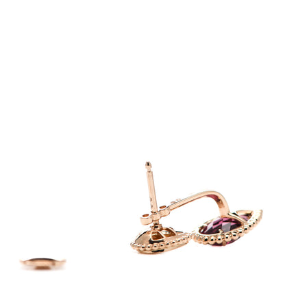 Boucheron 18K Rose Gold Diamond Garnet Serpent Boheme Single Earring 3 of 6