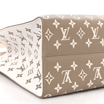 Louis Vuitton Empreinte Monogram Spring In The City Onthego MM Kaki Beige Cream 8 of 10