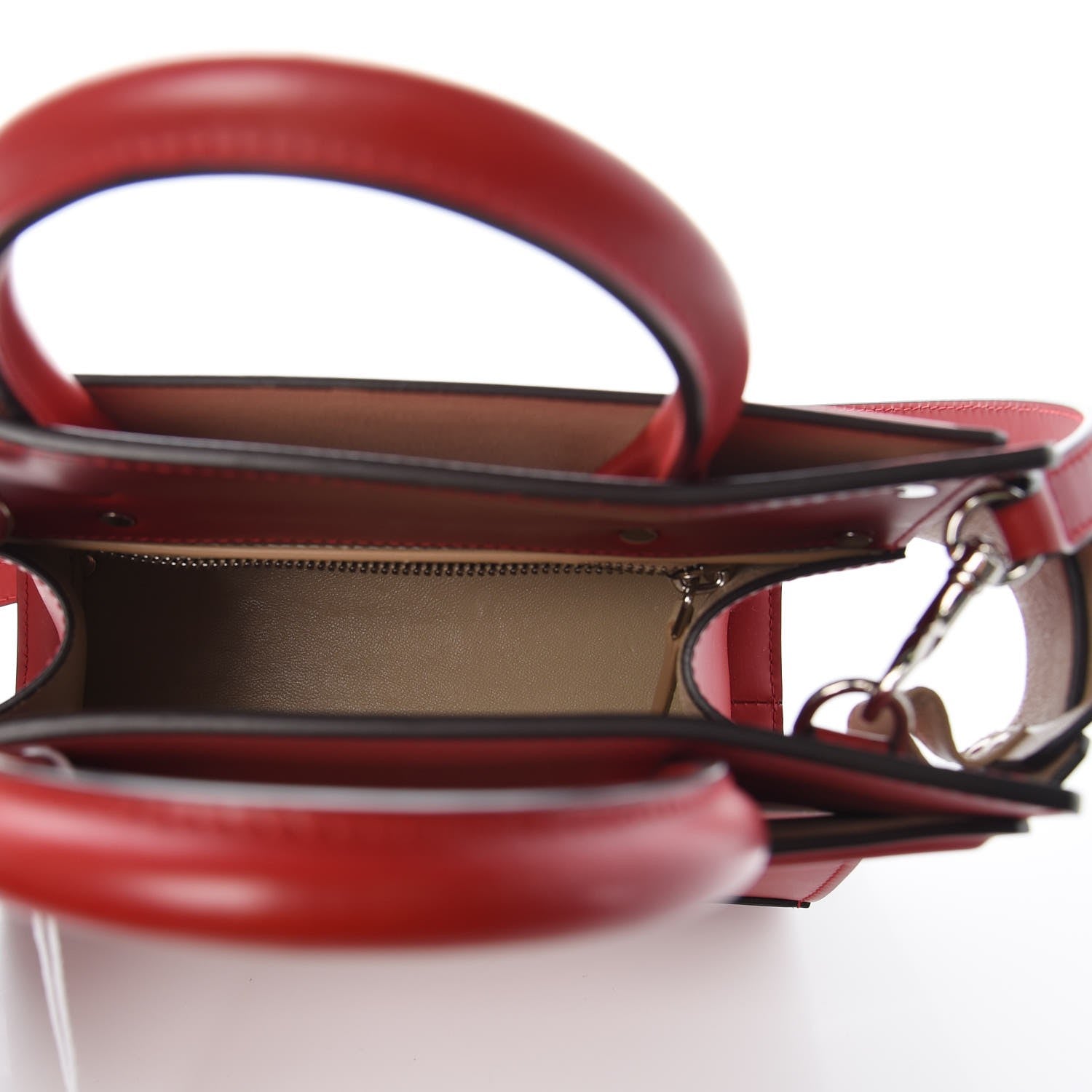 Givenchy Smooth Calfskin Mini Horizon Satchel Red 5 of 6