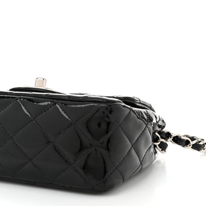 Chanel Patent Calfskin Quilted Mini Square Flap Black 10 of 10
