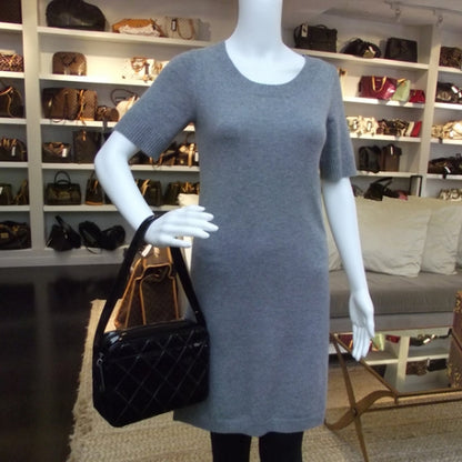 Chanel Patent Leather Shoulder Bag Black 2 of 11