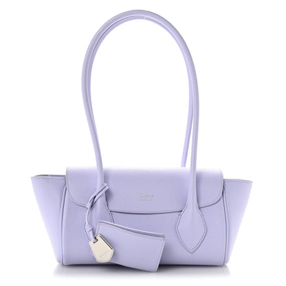 Salvatore Ferragamo Hammered Calfskin Small Firenze East West Tote Bag New Lavander 1 of 12