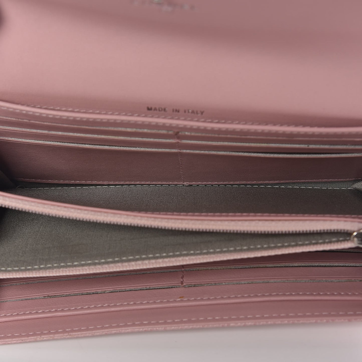 Caviar Timeless CC Large Gusset Flap Wallet Rose Pale