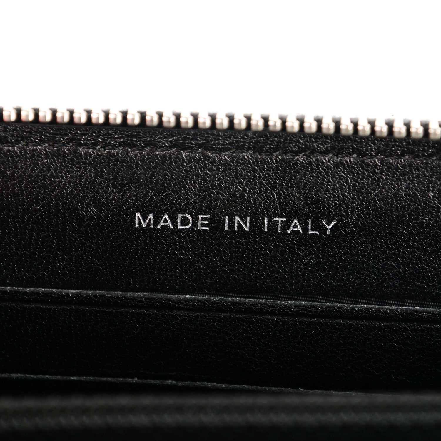 Chanel Lambskin Quilted Small Zip Around Wallet Black 15 of 16
