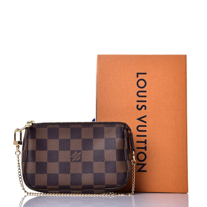 Louis Vuitton Damier Ebene Mini Pochette Accessories 9 of 9