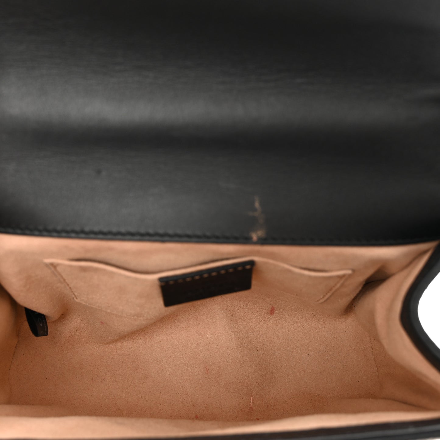 GG Supreme Monogram Bees Small Padlock Shoulder Bag Black