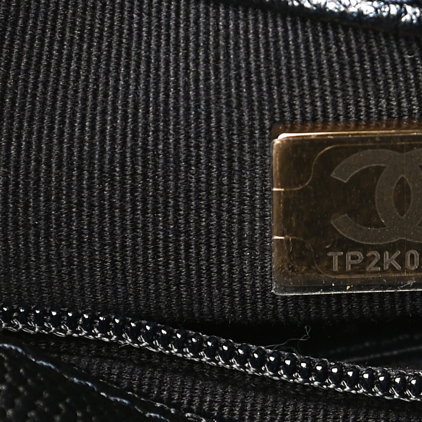 Iridescent Caviar Quilted Mini My Perfect Flap Black