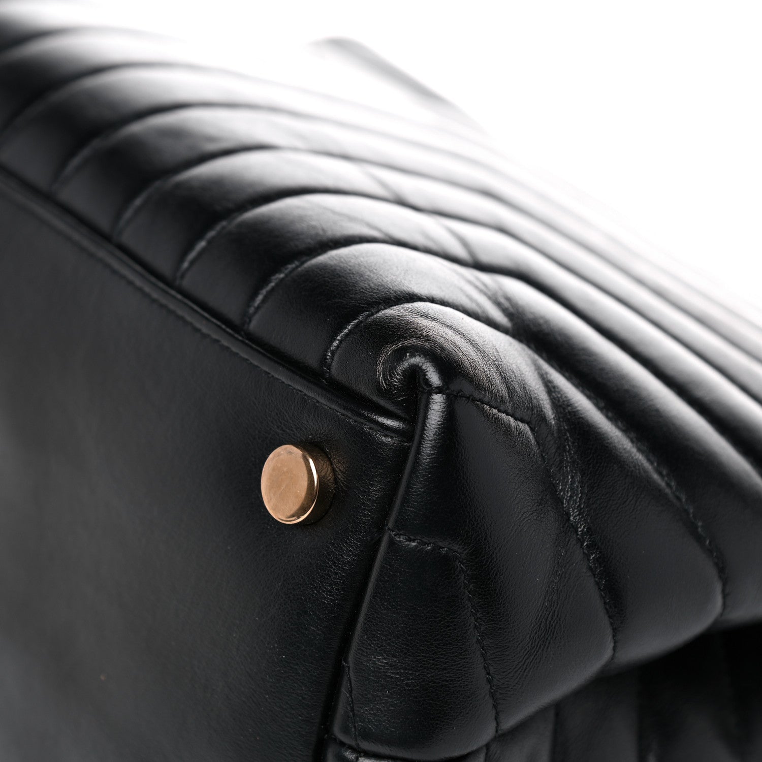 Saint Laurent Calfskin Y Quilted Monogram Large Loulou Chain Satchel Black 11 of 23