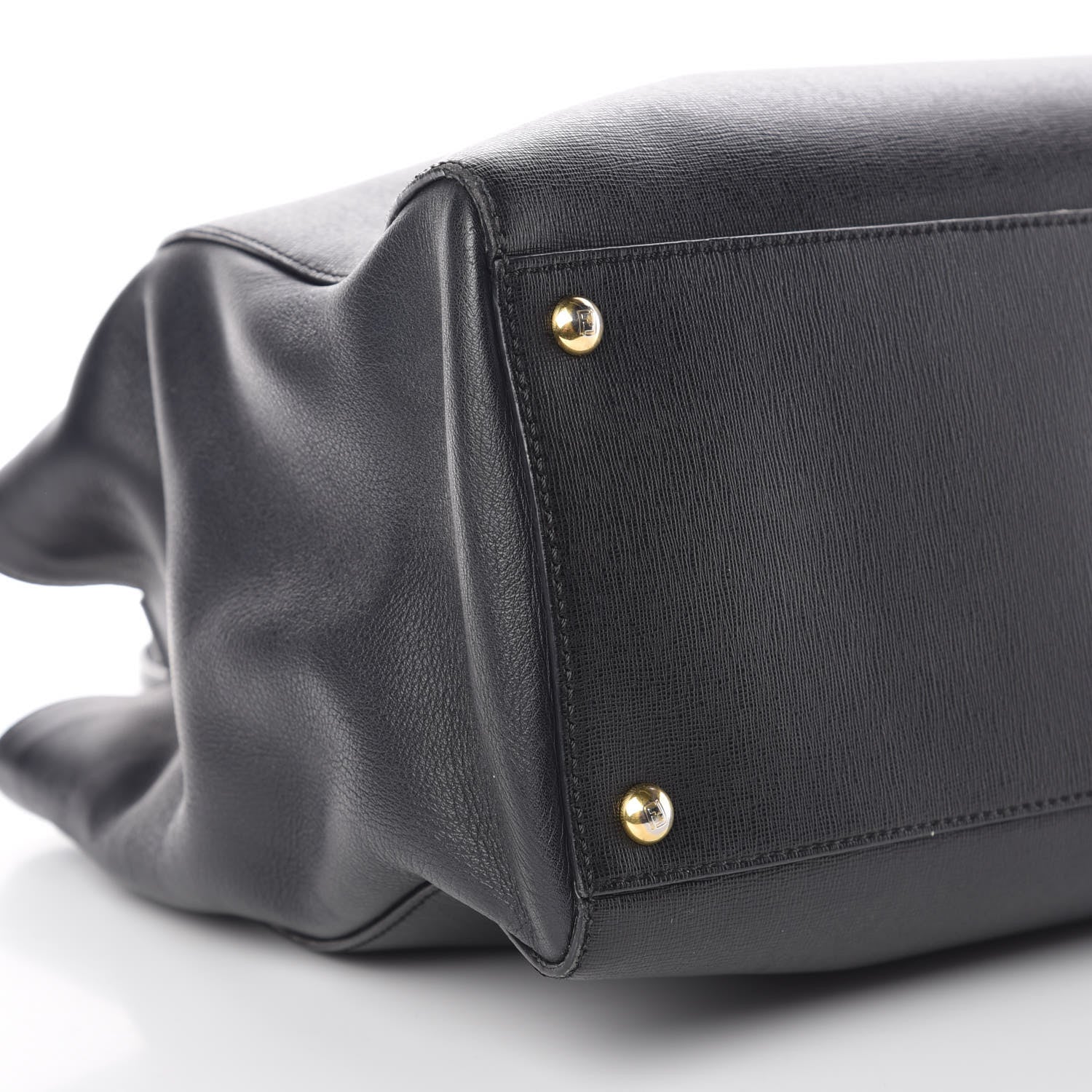 Fendi Vitello Elite Regular 2Jours Tote Black 6 of 10