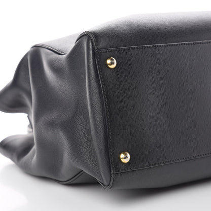 Fendi Vitello Elite Regular 2Jours Tote Black 6 of 10
