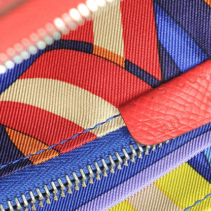 Hermes Epsom Silk'In Wallet Bougainvillea 6 of 12