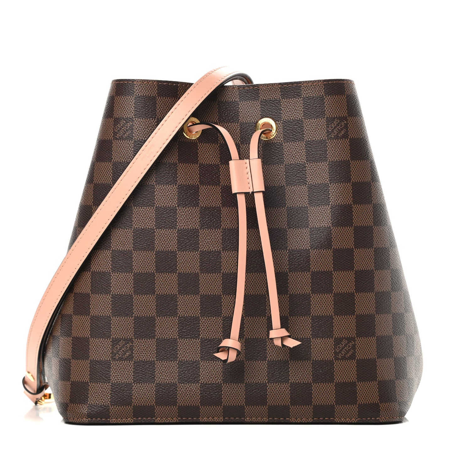 Damier Ebene Neonoe MM Venus Pink