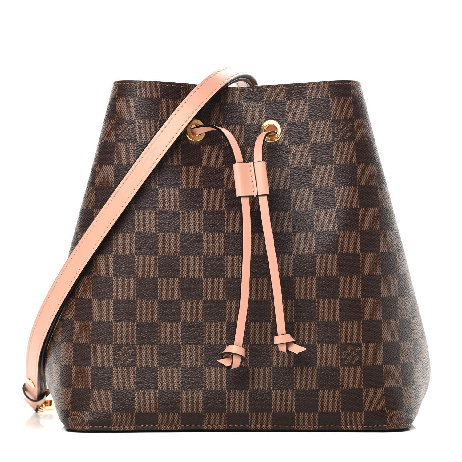 Louis Vuitton Damier Ebene Neonoe MM Venus Pink 1 of 13