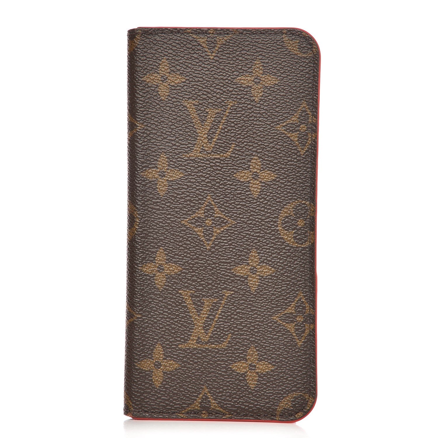 Louis Vuitton Monogram iPhone 7 Plus Folio Case Red 1 of 11