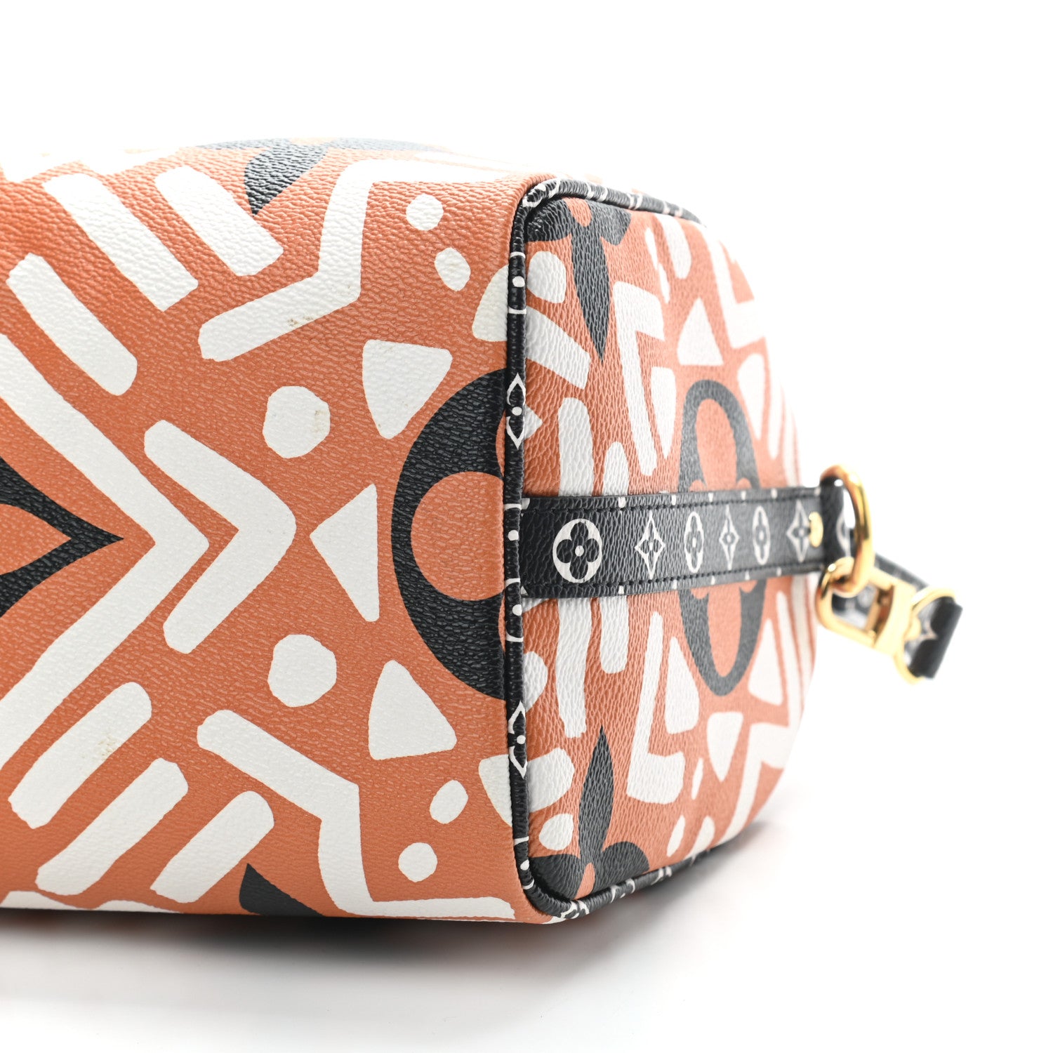 Louis Vuitton Monogram Giant Crafty Speedy Bandouliere 25 Creme Caramel 8 of 8