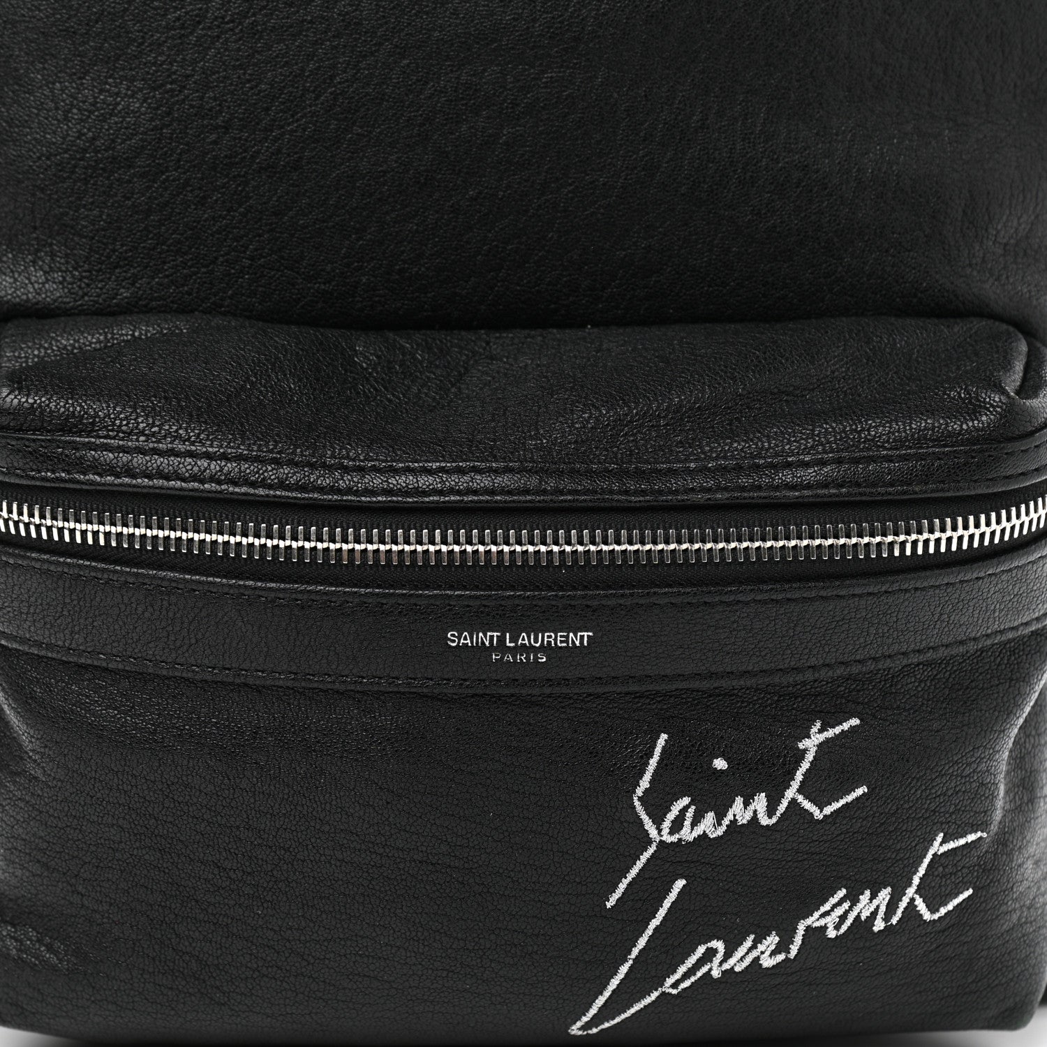 Saint Laurent Lambskin Mini Toy City Backpack Black 16 of 20