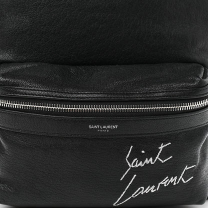 Saint Laurent Lambskin Mini Toy City Backpack Black 16 of 20