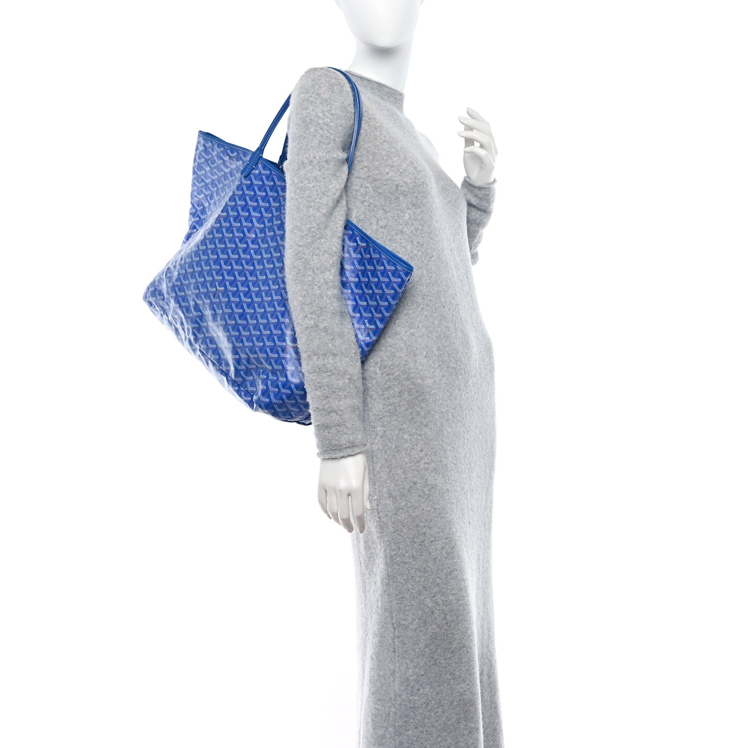 Goyard Goyardine Saint Louis GM Sky Blue 2 of 12