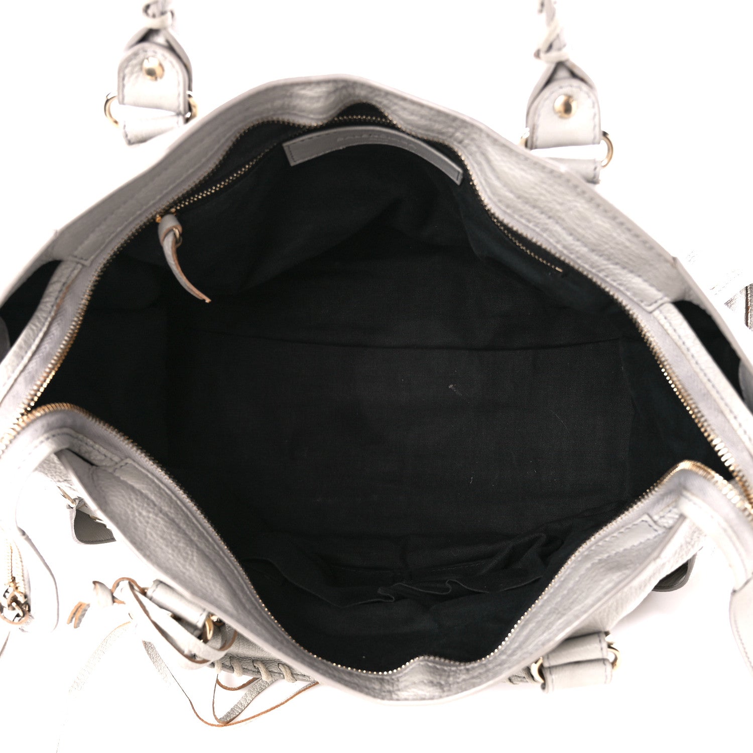 Balenciaga Chevre Gold Metallic Edge Hardware City Gris Perle 6 of 13