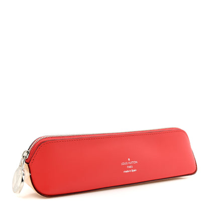 Louis Vuitton Monogram Elizabeth Pencil Pouch Red 3 of 10