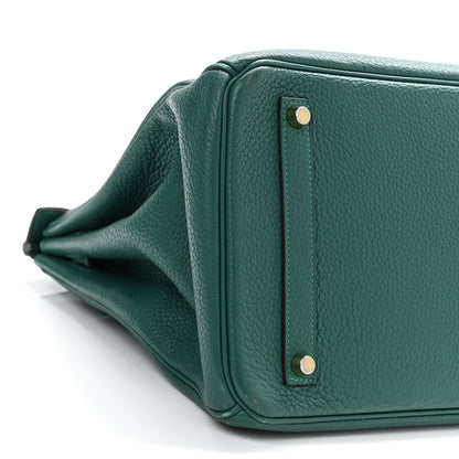 Hermes Togo Birkin 35 Malachite 8 of 23