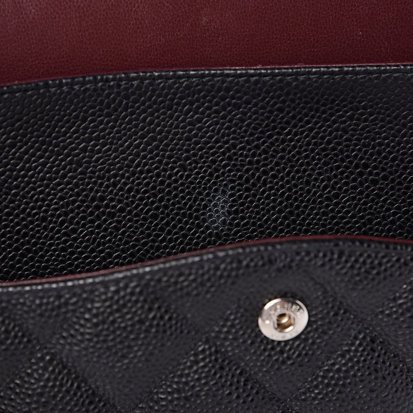 Caviar Quilted Maxi Double Flap Black